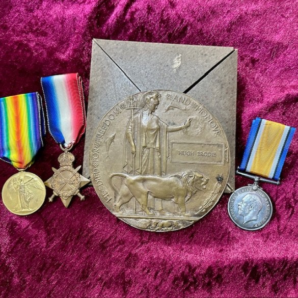 WW1 Medals and Death Plaque 1